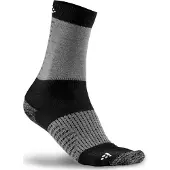 Craft XC Training Sock Black/Dark Grey Melange Black/Dk Grey Melange 34/36