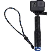 Puluz pidentyvä toimintakamera Selfie Stick - Musta