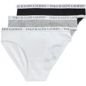 Ralph Lauren Rlhg Prl Solid 3Pk Bikini - Multi/patterned - 128/140