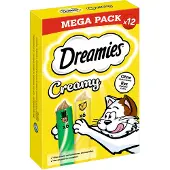 Dreamies 84x10g Creamy Snacks kissanminttu & juusto kissan välipala