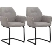 Loft 24 2:n ruokailutuolin setti Capri, harmaa