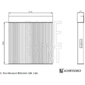 Blue Print Suodatin, sisäilma ADBP250062