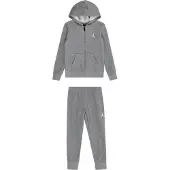 Jordan Collegesetti - Neuletakki/Collegehousut - Hiili Heather M - - 6-7 v (116-122) - Collegesetit