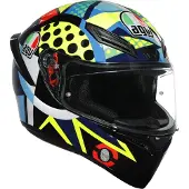 AGV K1 S Rossi talvitestit 2020 Integraalikypärät Musta/Keltainen/Sininen/Vihreä unisex, size XS