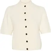 Gestuz Alphagz Ss Short Cardigan Noos - Cream - M