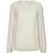 Rosemunde Rwroa Ls Long Blouse - White - 34