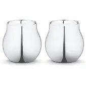 Georg Jensen - Cafu Kynttilälyhty 5,8 cm 2 kpl Ruostumaton