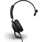 Jabra Evolve2 40 UC Mono -kuuloke mikrofonilla, USB-C, musta