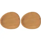 Aida RAW napostelualustat 13 cm, 2 kpl, tiikki