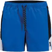 Jack & Jones Uimashortsit 'JPSTMaui' koboltinsininen / musta / offwhite