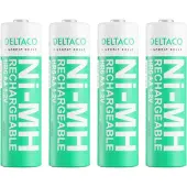 Deltaco – Ultimate Ni-Mh rechargeable, LR6/AA size, 2300mAh, 4-pack (SG) (ULT-SG-NH2300AA-4P)