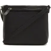 Chesterfield Mumbai Crossbody-laukku Nahka 27 cm Musta