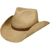 Stetson Fair Oaks Western Straw Hat Natur Hatut 61/XL