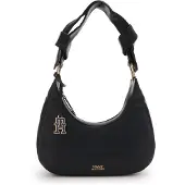 Tommy Hilfiger Pushlock Olkalaukku Nahka 28 cm Sininen