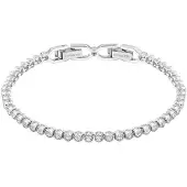 Swarovski Rannekoru 'Imber' hopea / läpinäkyvä