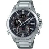 Casio Klocka - - ECB-30D-1AEF - 52,3 mm - Silver