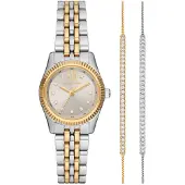 Michael Kors Korusarja 'Lexington' kulta / hopea / valkoinen