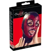Bad Kitty Head Mask Red And Black