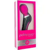 Powerbullet Extreme Wand - ladattava hierontavibraattori - pinkki/musta