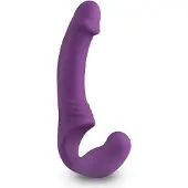 EasyToys - ladattava strap-on vibraattori ilman hihnaa - lila