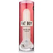 Perfect Fit - Fat Boy Micro Ribbed - peniskotelo (19 cm, valkoinen)
