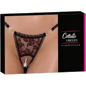 Cottelli collection Cottelli Haarattomat Helmistringit - Punainen - M/L