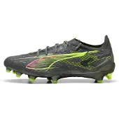 Puma Ultra 5 Ultimate FG Audacity - Matta ikääntynyt hopea/Keltainen/Aurinko iski Nainen - Nurmi (FG), koko 36