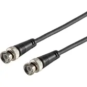 Microconnect BNC - BNC, RG58, 50 Ohm koaksiaalikaapeli, 20 m, musta