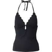 Hunkemoller Scallop Shaping Tankini - Black - S
