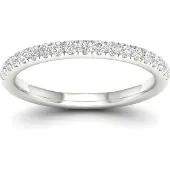 Lykken Elegance valkokultainen rivitimanttisormus 0,25ct-175