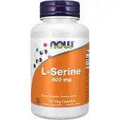 Now , L-Serine, 500 mg, 120 Veg Capsuleja