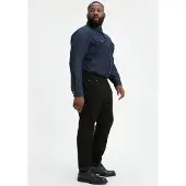 Levi's Farkut '502 Taper Jeans (Big & Tall)' musta denim