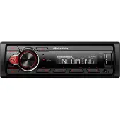 Pioneer MVH-130DABAN, Musta, Punainen, 1 DIN, 200 W, 4.0 kanavaa, 50 W, 4 Ω