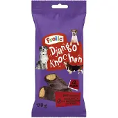 Frolic 12x2kpl Django naudanliha puruluut keskikokoisille koirille koiran herkut