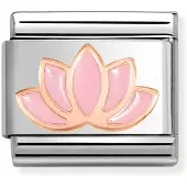Nomination Composable Classic symbols pink lotus flower 430202/44