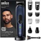 Braun 10-in-1 Styling-Set MGK7410 märkä- ja kuiva-ajoon -parranajosetti