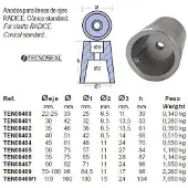 Tecnoseal Juuriakselin Anodi 1.18kg
