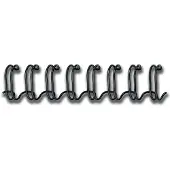 Fellowes 53261, Musta, 60 arkkia, Metalli, A4, 16 mm, 9 mm