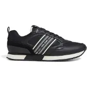 Pepe Jeans for man. PMS40014 Dublin Young leather shoes black (46), Flat, Suede, Laces, Casual
