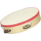 Reig Musicales Puinen Pandereta Halkaisija 5 Sils 20.5 Cm