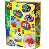 SES Creative Rock Painting- Transfer Stickers - Multi/patterned - ONE SIZE