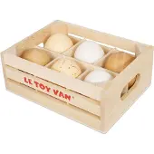 Le Toy Van Puoli tusinaa munalaatikko - - Lasten keittiöön - Puu - Seka - Beige ja valkoinen