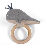 Filibabba Aktivitetslegetøj - Willie The Whale Rattle Grey - Grey - ONE SIZE