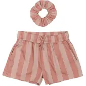The New Ofelia Shortsit Old Rose Striped Old Rose Striped 3-4 Y Vaaleanpunainen 3-4 vuotta Tytöt