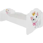 ADRK Furniture Lasten sänky Casimo Cat, 140x70cm
