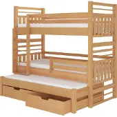 ADRK Furniture Hippo lastensänky, 208 x 97 x 175 cm, ruskea