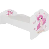 ADRK Furniture Lasten sänky Casimo Girl with Wings, 160x80cm