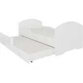 ADRK Furniture Lastensänky Pepe II, 160x80 cm valkoinen