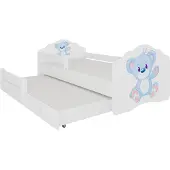 ADRK Furniture Lasten sänky Casimo II, valkoinen