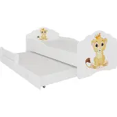 ADRK Furniture Lastensänky Casimo II, valkoinen